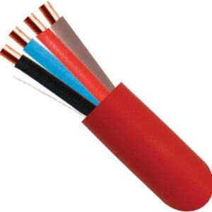 16/4 Fire Alarm Cable – Solid Bare Copper, FPLP Plenum Rated, Unshielded - Image 1