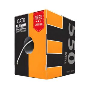 Pack Of 10 Cat6 Plenum 100% pure Copper 550MHZ Network Cable | Blue. White - Image 4