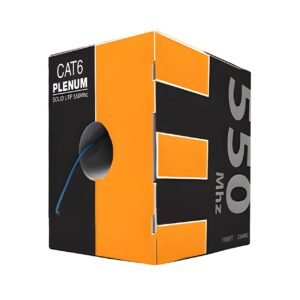 Cat6 Plenum 1000FT Solid 550MHz Network Cable UTP - Image 1