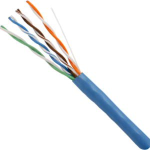 Cat6 23AWG UTP 8C Solid Bare Copper 550MHz Riser Rated PVC Jacket 1000ft - Image 1
