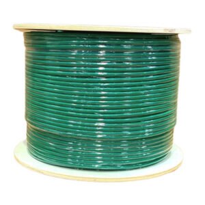 Cat6A Plenum CMP 750Mhz Network Ethernet Solid Cable Green - Image 1