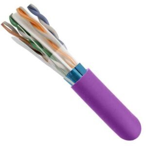 CAT6, 23 AWG, F/UTP (Shielded), CMP (Plenum-Rated), Solid Bare Copper, 550 MHz, 1000 ft. - Image 1