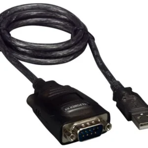 1m USB to Serial (DB9 Male) Converter Cable 1MUSBDB9AD - Image 1