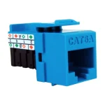 CAT6A RJ45 Punch Down Keystone Jack