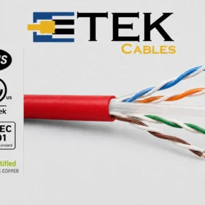 Cat6 Plenum Cable ETL Listed RoHS Compliant Label