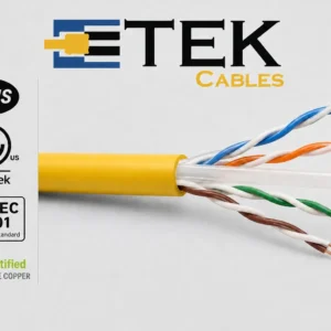 Cat6 Plenum Cable ETL Listed RoHS Compliant Label