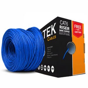 Cat6 Riser 23AWG UTP Ethernet Cable 1000ft Solid Copper 550MHz - Image 1